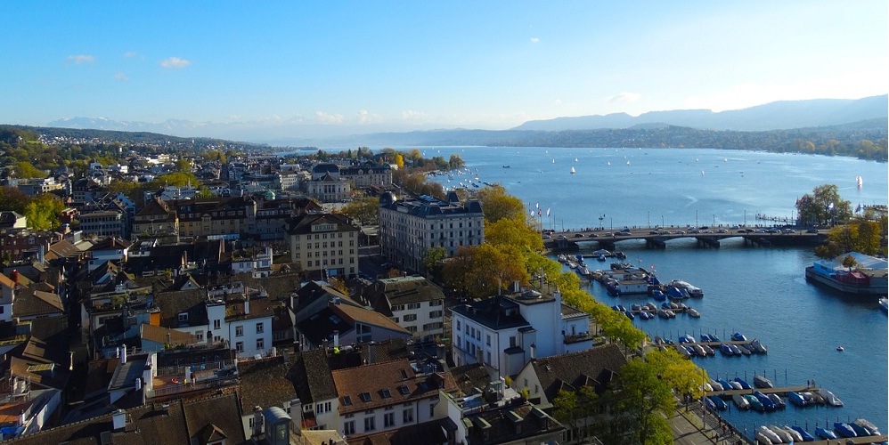 Uitzicht over Zürich